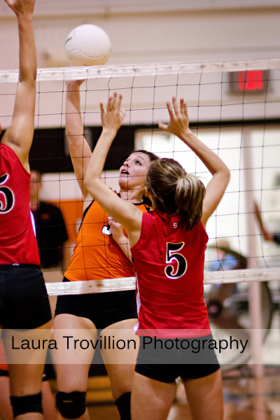 Fisher varsity volleyball action shots by Laura Trovillion Photography